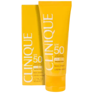 خرید ضد آفتاب بی رنگ کلینیک 30 میل با Clinique Face cream SPF50 - آرایشی و بهداشتی درتا بیوتی