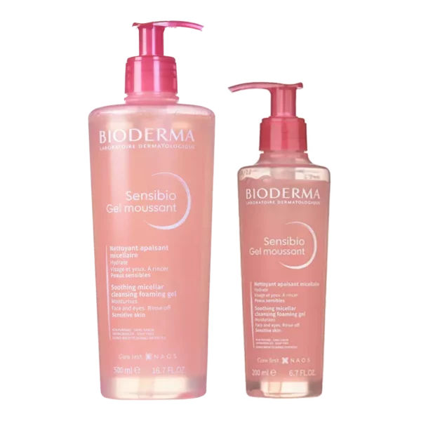 ژل فوم شستشو صورت بایودرما مدل Bioderma Sensibio Gel Moussant - لوازم آرایشی و بهداشتی درتا بیوتی