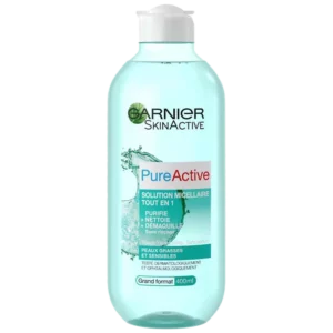 میسلار واتر پیور اکتیو گارنیر(گارنیه) 400 میل مدل Garnier Pure Active Solution Micellaire - لوازم آرایشی و بهداشتی درتا بیوتی