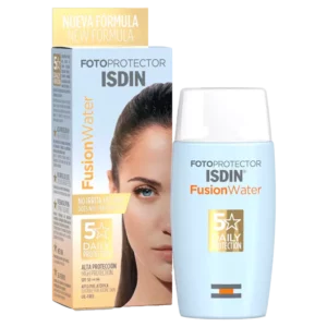 خرید و قیمت ضد آفتاب بی رنگ فیوژن واتر ایزدین 50 میل Isdin Fotoprotector Fusionwater SPF 50