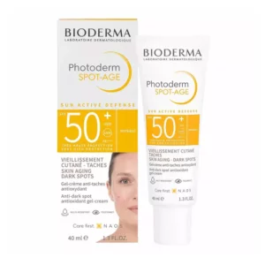 خرید اینترنتی ضد آفتاب، ضد لک و ضد چروک فوتودرم اسپات ایج بایودرما 40 میل Bioderma photoderm Spot Age