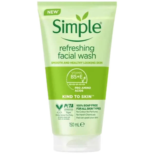 خرید اینترنتی (آنلاین) ژل شستشو سیمپل 150 میل مدل Simple Refreshing Facial Wash با بهترین قیمت فروش