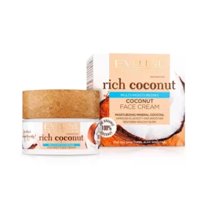 خرید اینترنتی کرم مرطوب کننده صورت نارگیل اولاین مدل Rich CoConut Multi-Moisturizing - درتا بیوتی