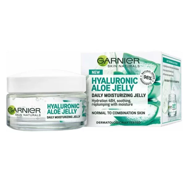 خرید ژل آبرسان آلوئه ورا گارنیر روزانه مدل Hyaluronic Aloe Jelly پوست نرمال تا مختلط - آرایشی بهداشتی درتا