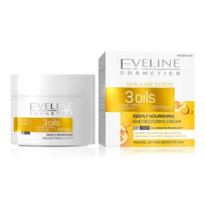 کرم تغذیه کننده روغن های مغذی اولاین Eveline 3 Oils حجم 50 میلی لیتر